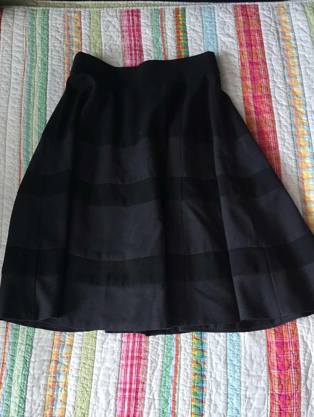 Amanda & Chelsea Black A-Line Skirt Size 0